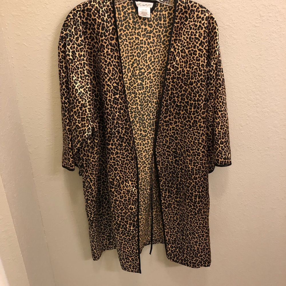 Cheetah Print Robe